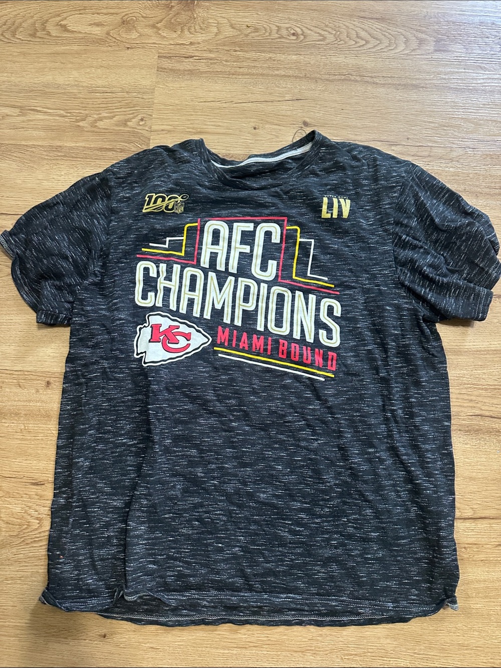 Kansas City Chiefs Men’sAFC Champions Graphic Tee - Black